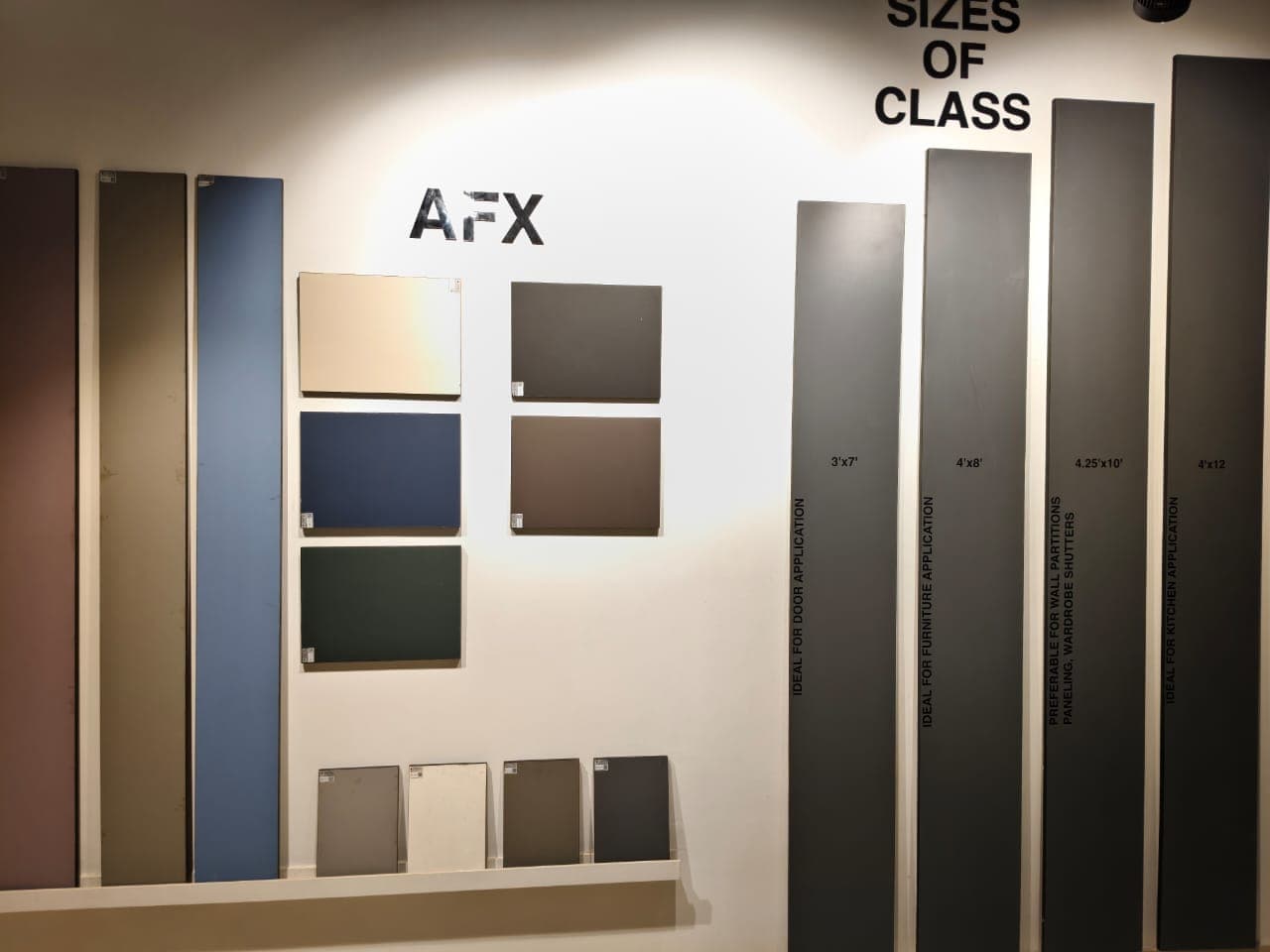 AFX Laminate Sizes